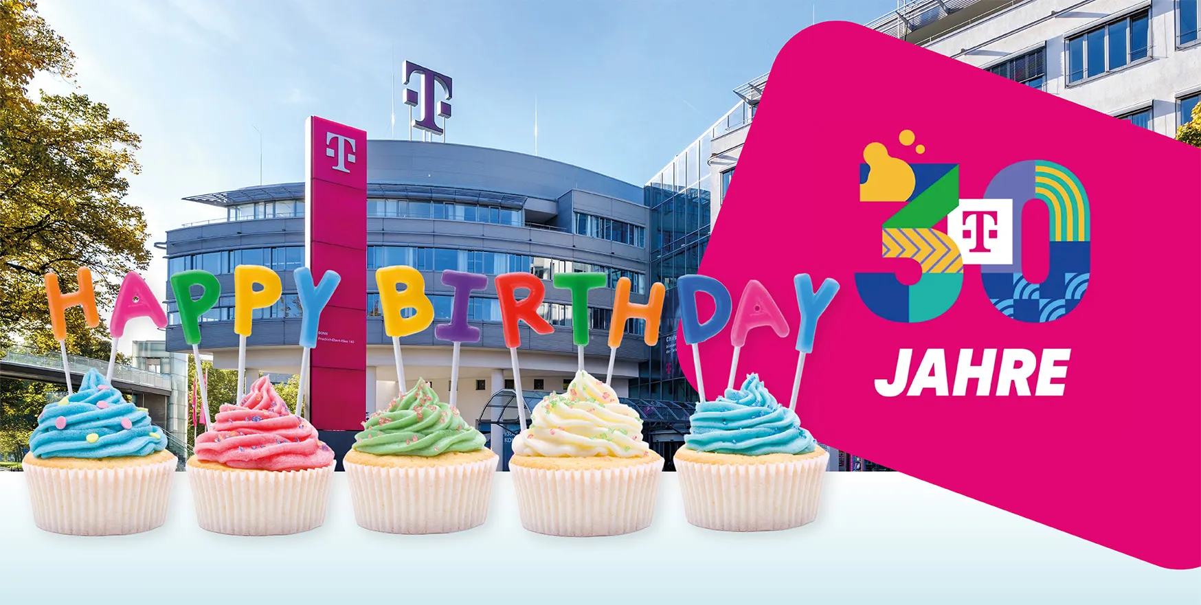 Die Telekom feiert ihren 30. Geburtstag - und wir feiern mit!